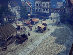Medieval Town with Unreal Engine 4 and Time Machine