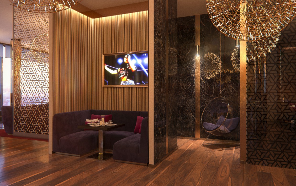 zona de salón imagen de zona de salón en 3d max corona render