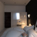 Apartment with optical illusions and ... floor lamp-dog. in Cinema 4d corona render image
