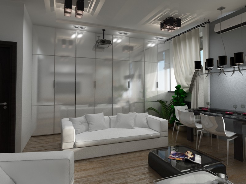 Гостиная Гостиная в 3d max vray изображение