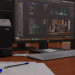 Office room in 3d max vray 2.0 image