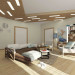 Sala de estar em 3d max vray imagem