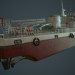 Fire ship in 3d max Other image