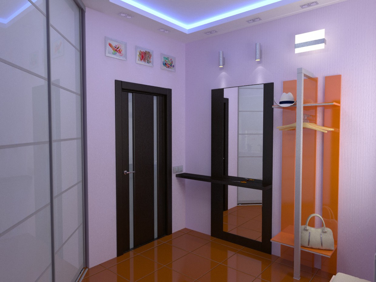 Котедж 1-ий поверх Котедж 1-ий поверх в 3d max vray зображення