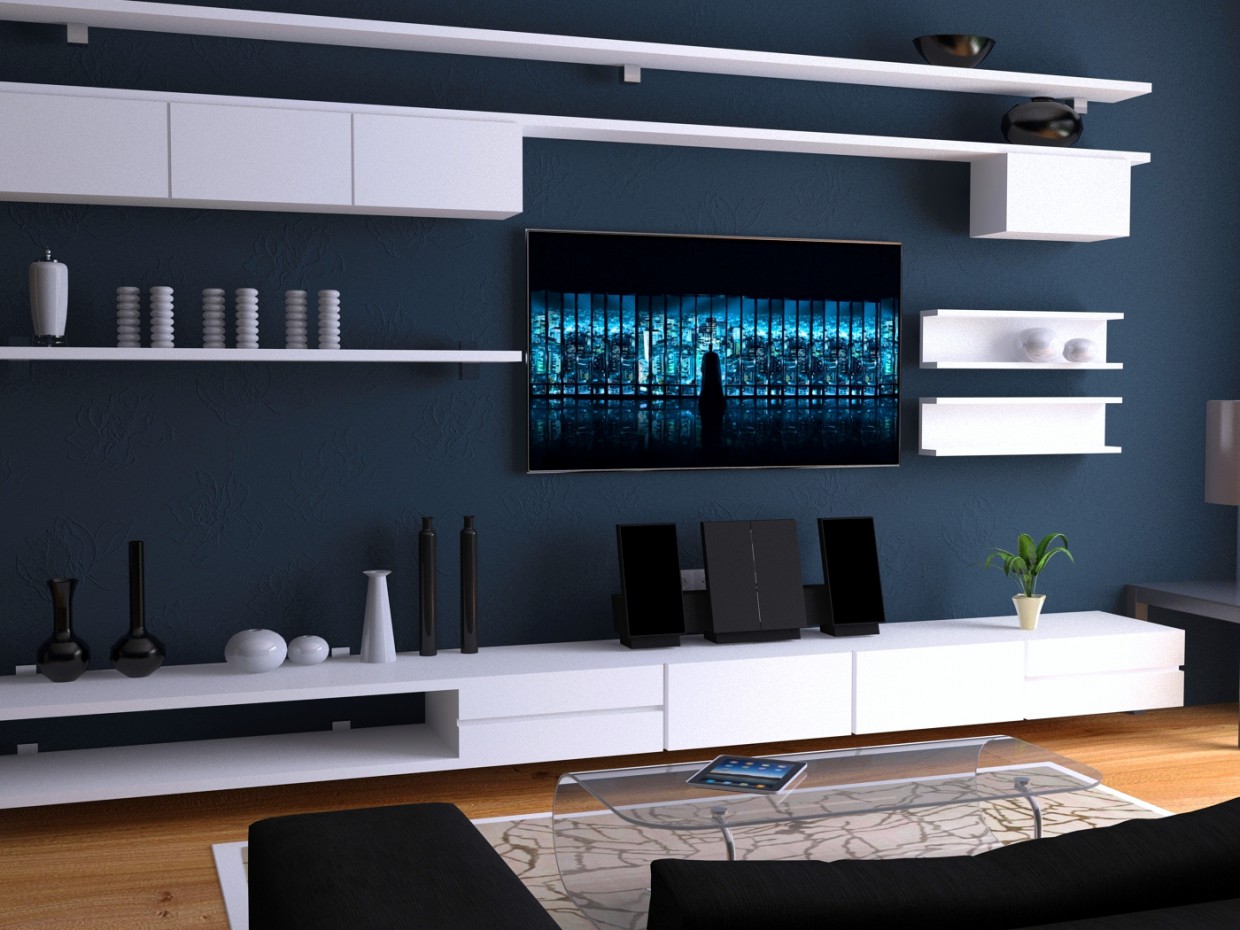 Pared imagen de Pared en 3d max vray