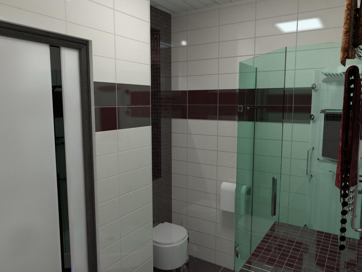 Casa de 2 pisos de madera en estilo moderno imagen de Casa de 2 pisos de madera en estilo moderno en 3d max vray