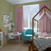 nursery in 3d max corona render image