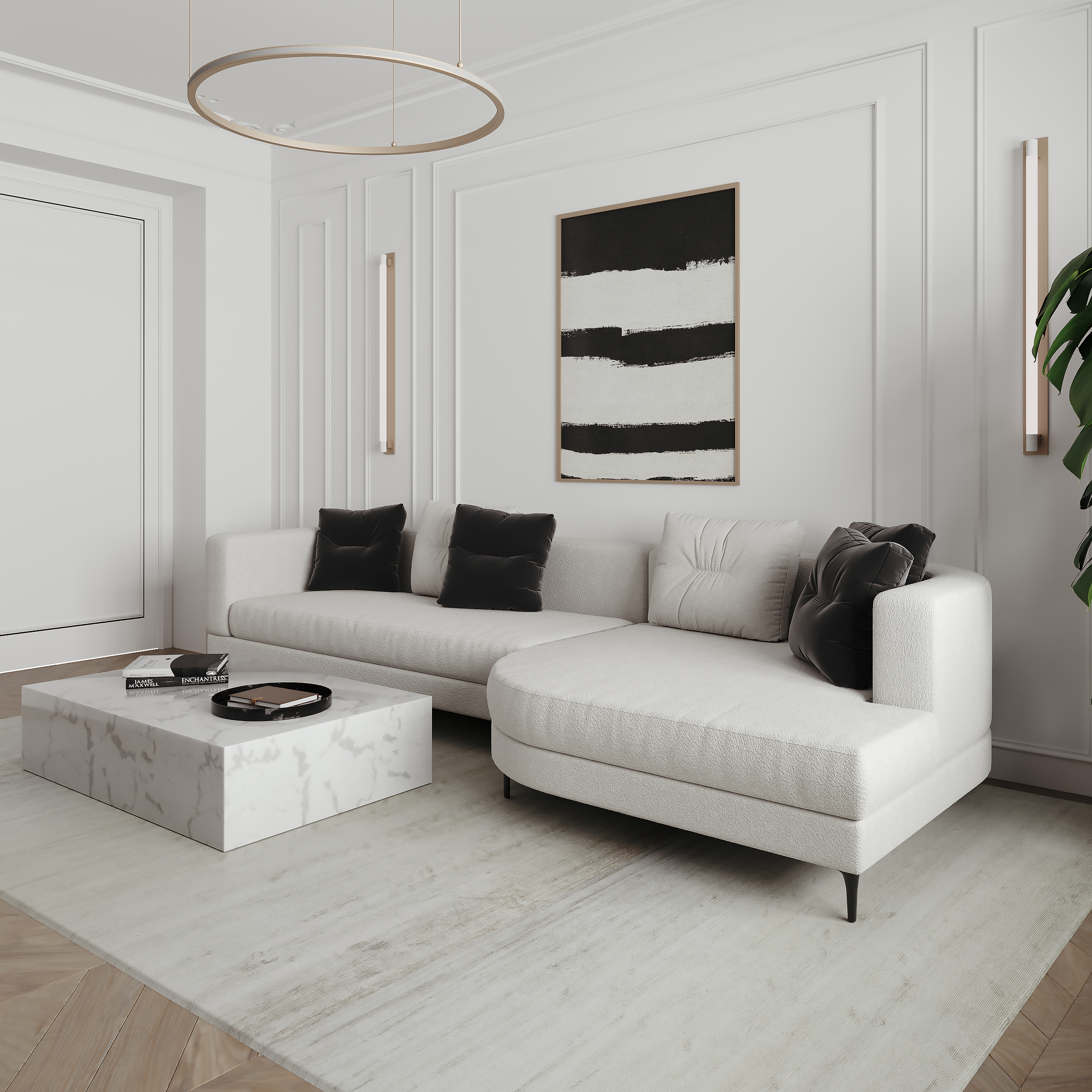 Візуалізація дивану Glory Візуалізація дивану Glory в 3d max Corona render 9 зображення