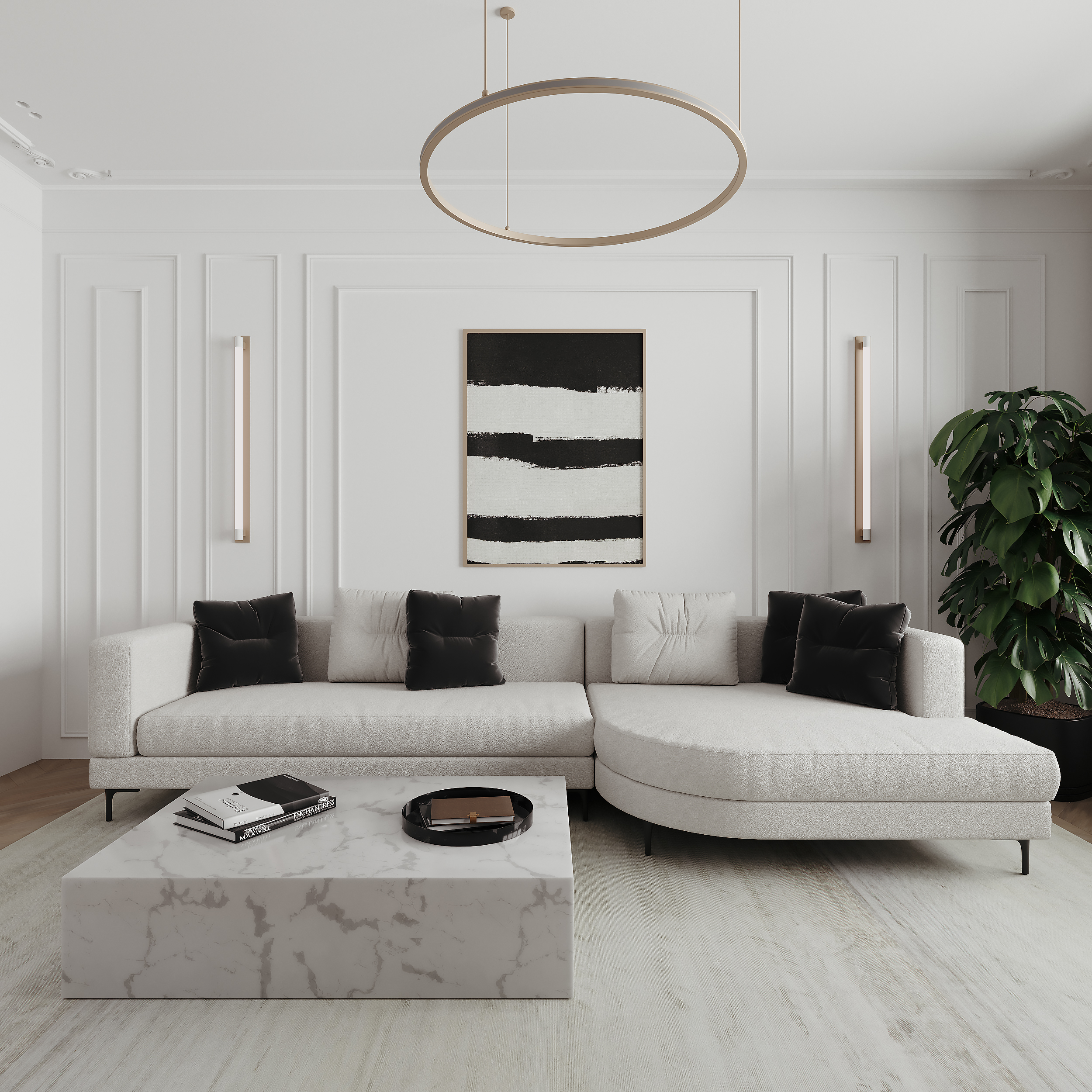 Visualization sofa Glory in 3d max Corona render 9 image