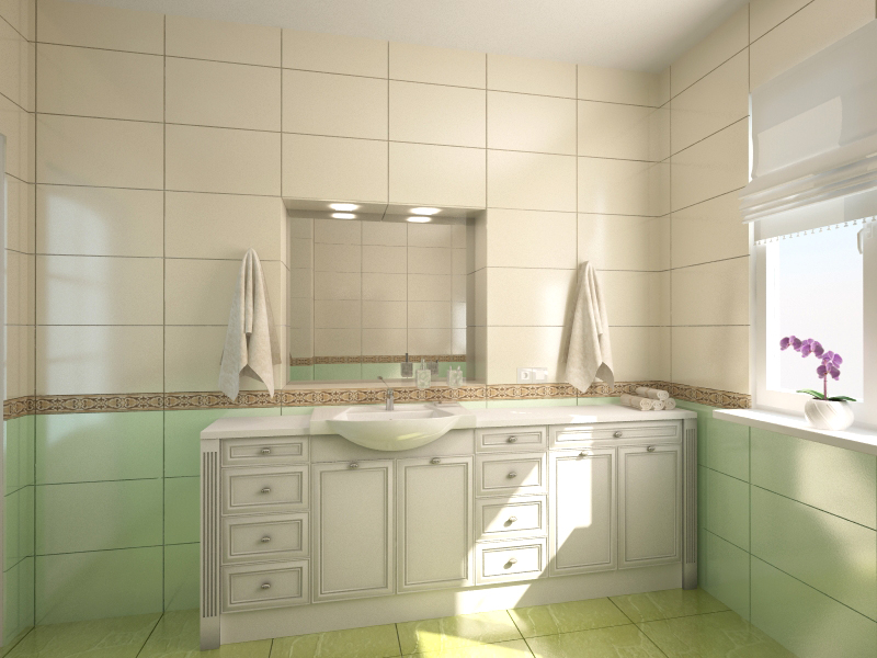 Bathroom in 3d max vray 3.0 Bild