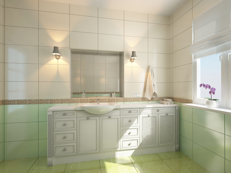 Bathroom in 3d max vray 3.0 Bild