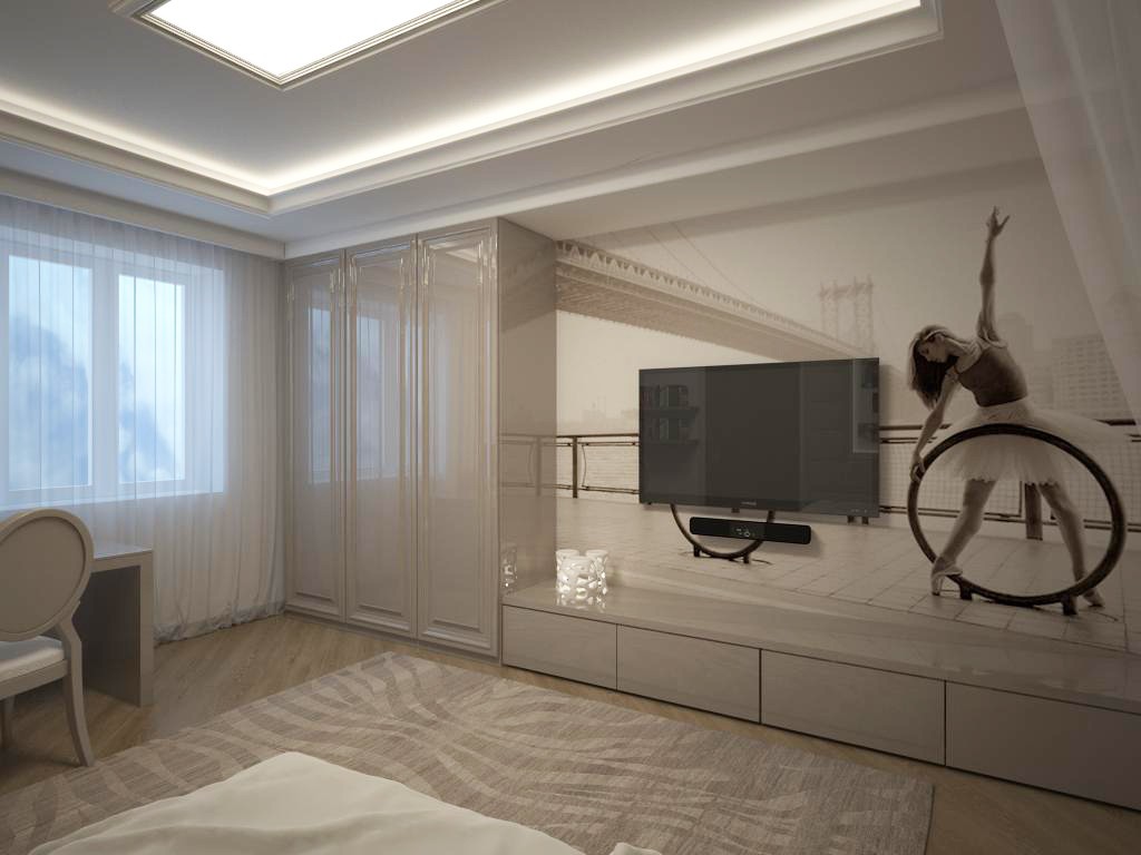 Кімната для дівчини Кімната для дівчини в 3d max vray зображення