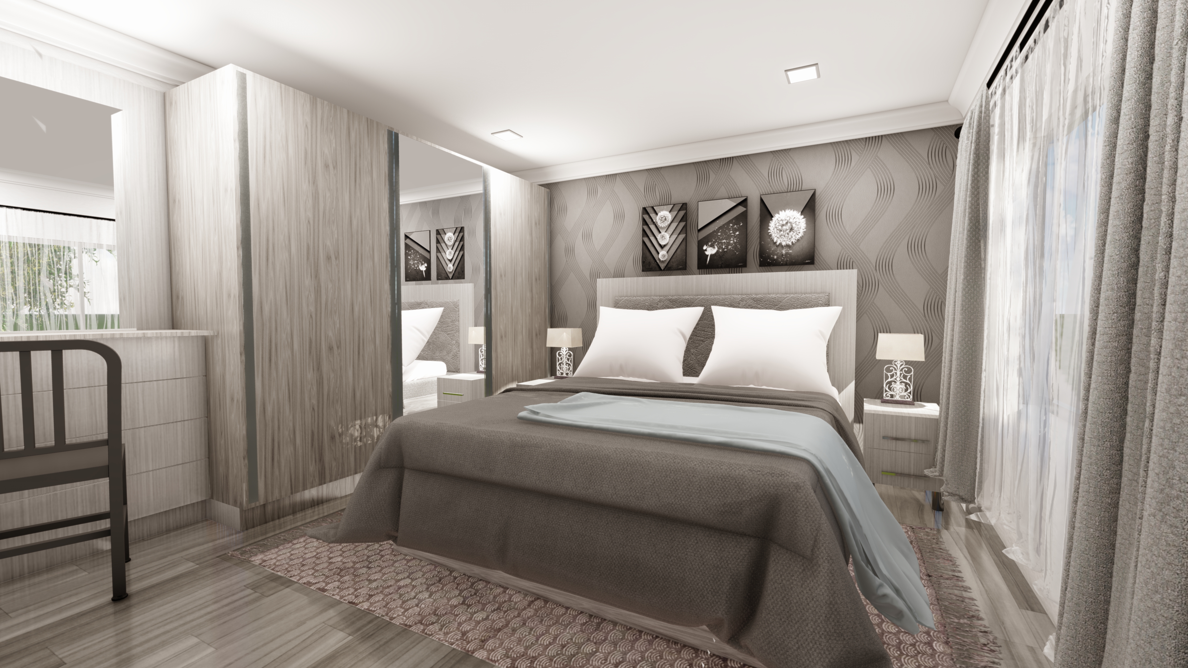 Bedroom in AutoCAD Other image