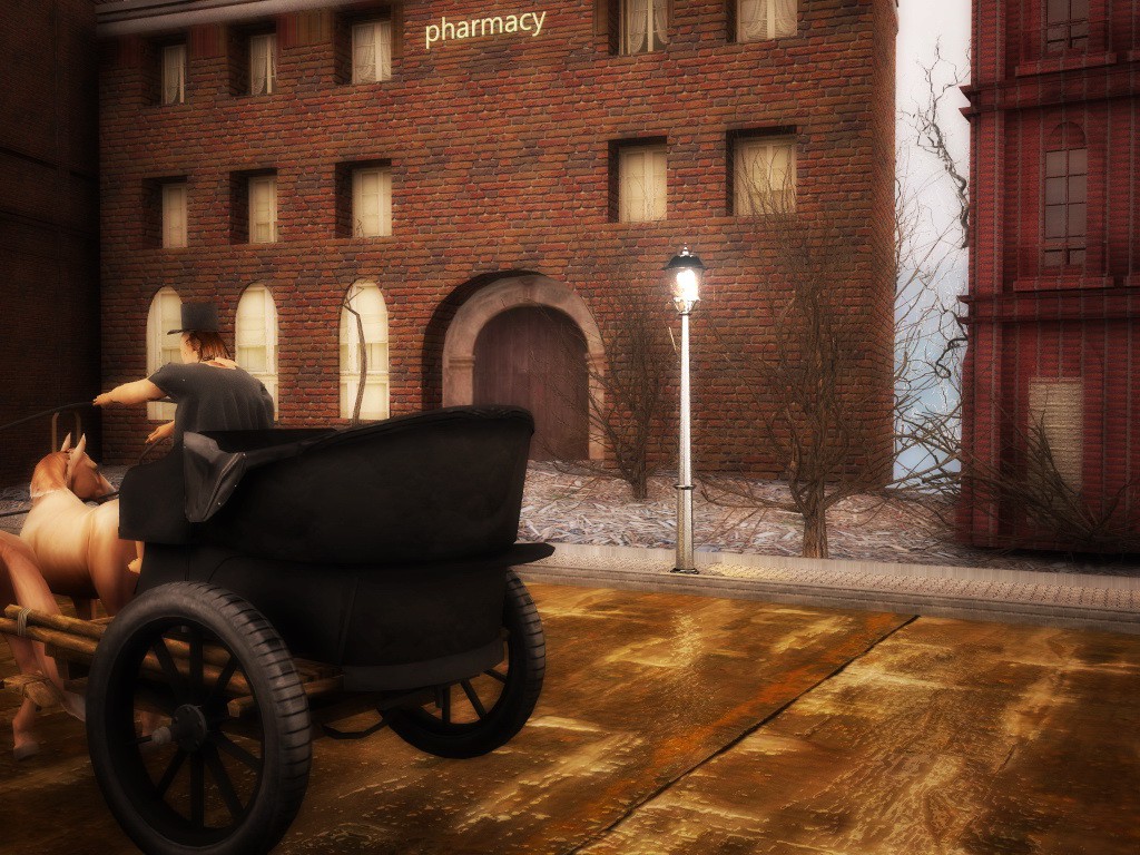 night, street, lamp ... night, street, lamp ... в Cinema 4d vray зображення