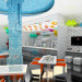 Game cafe in 3d max vray image