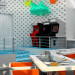 Game cafe in 3d max vray image