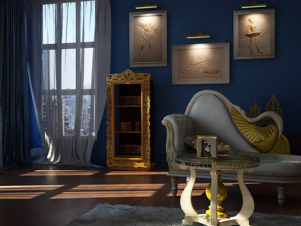 "ballet" "ballet" в Cinema 4d vray изображение