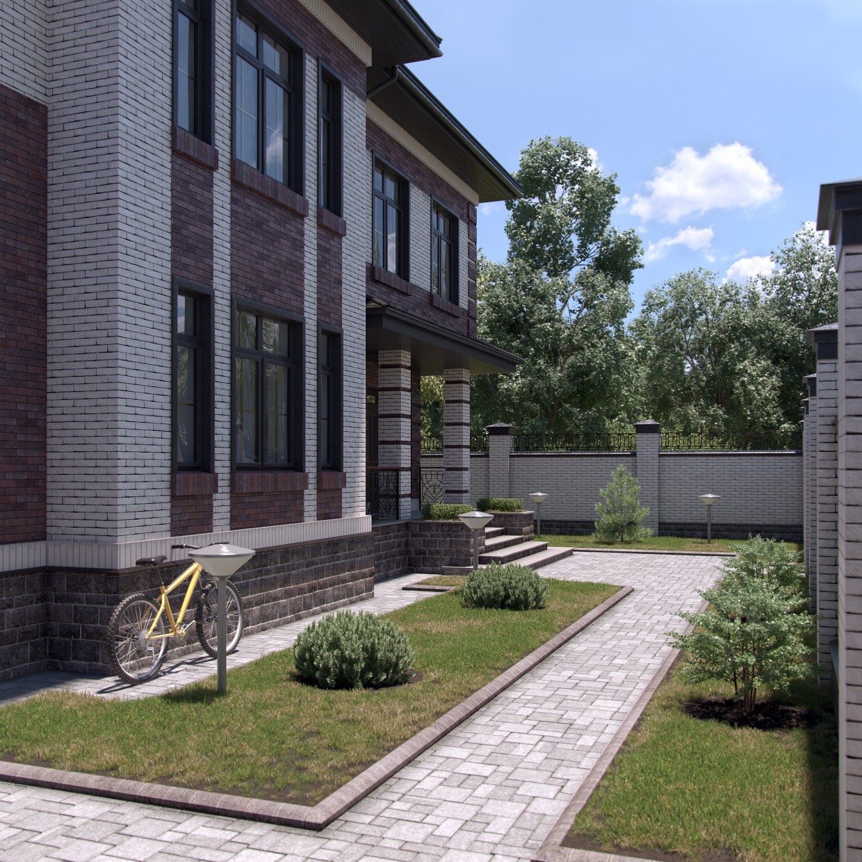chalet imagen de chalet en 3d max vray 3.0