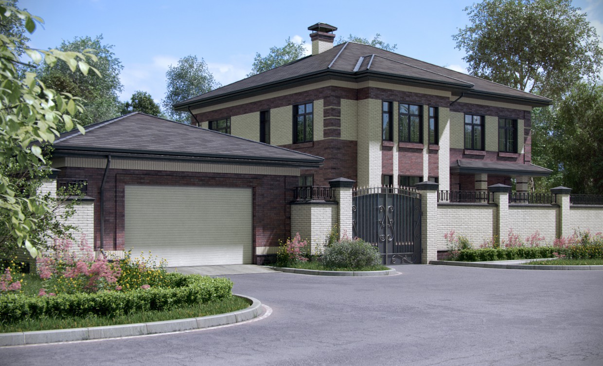 chalet imagen de chalet en 3d max vray 3.0