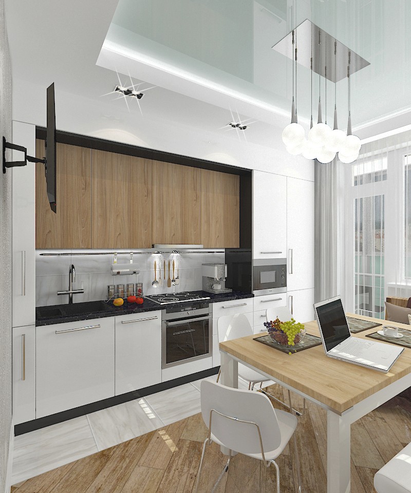 Kitchen in 3d max vray image