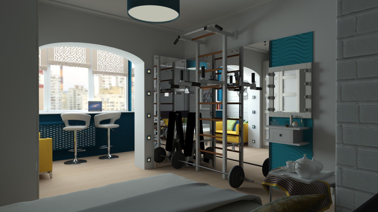 Спальня. Спальня. в 3d max vray изображение