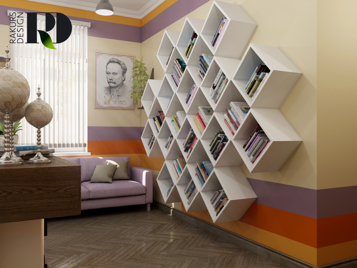 Library in 3d max vray 2.0 image