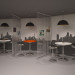 Cafe in 3d max vray image
