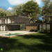 Privathaus in 3d max corona render Bild