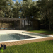 Privathaus in 3d max corona render Bild