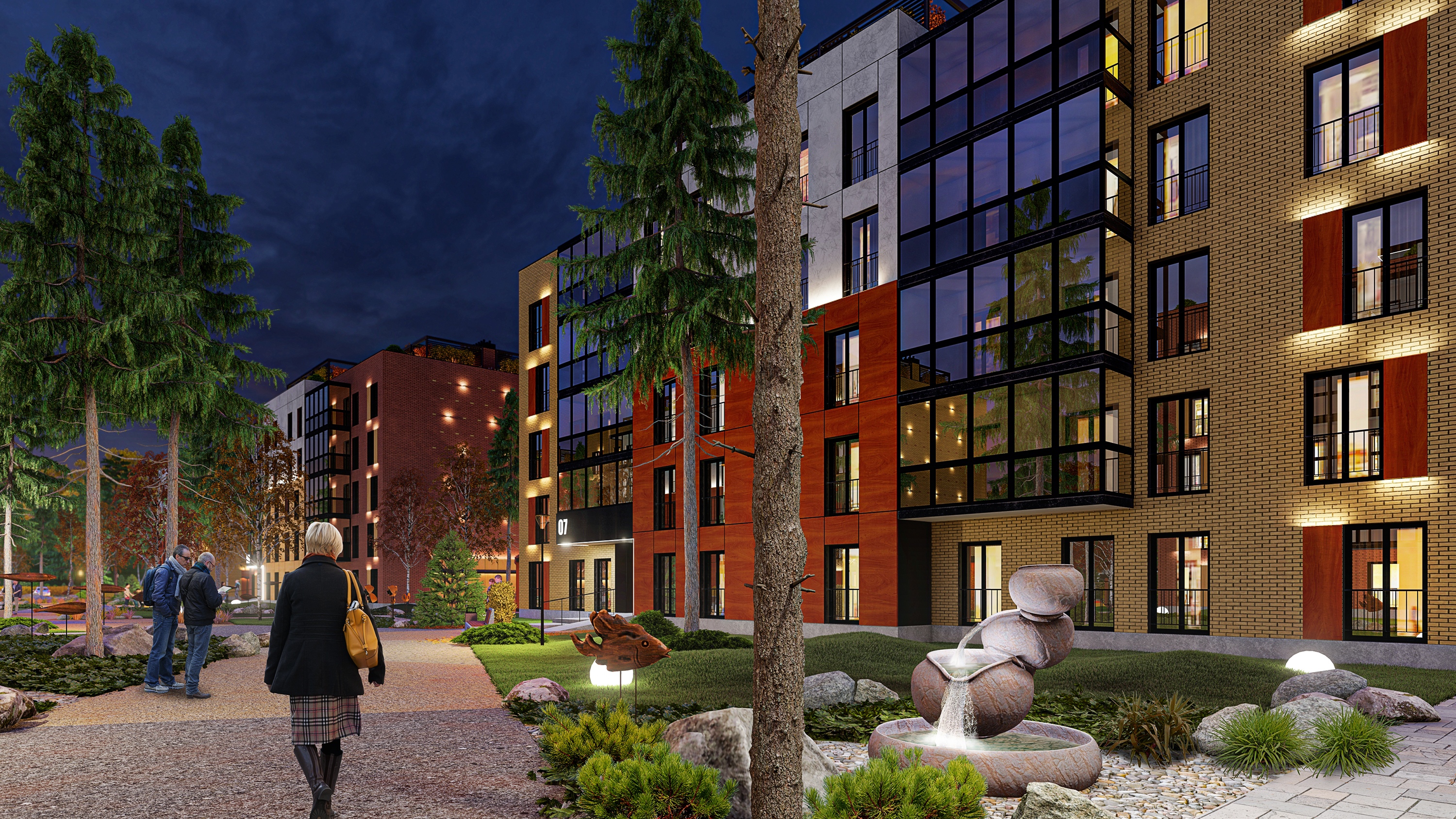Residential complex "Skandi" in 3d max Other image