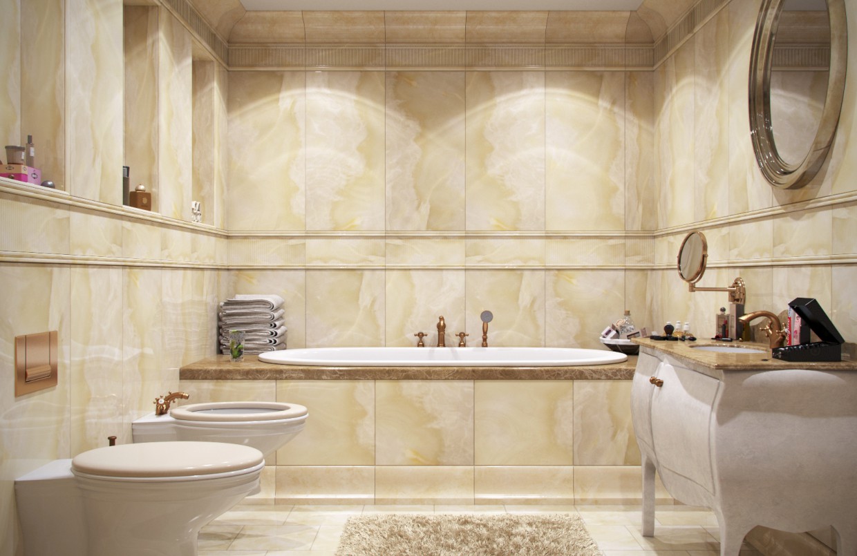 Bath Bath in 3d max corona render image