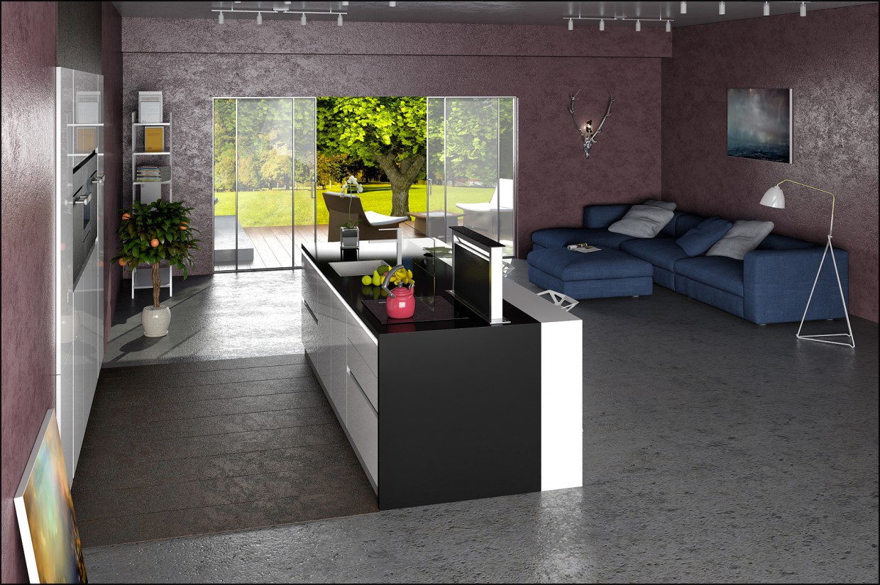 Кухня Кухня в 3d max vray изображение
