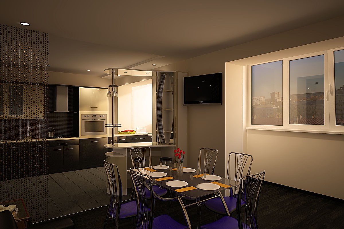 кухня кухня в 3d max vray зображення