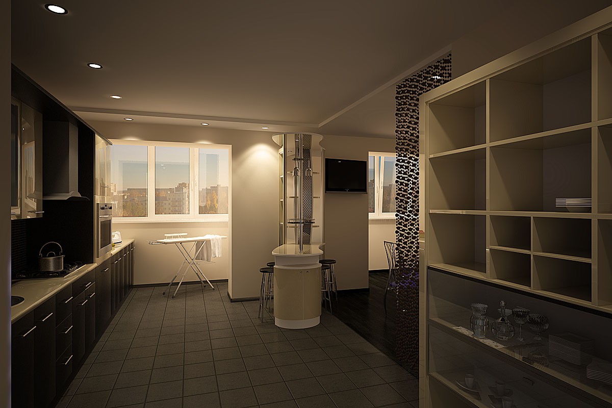 кухня кухня в 3d max vray зображення