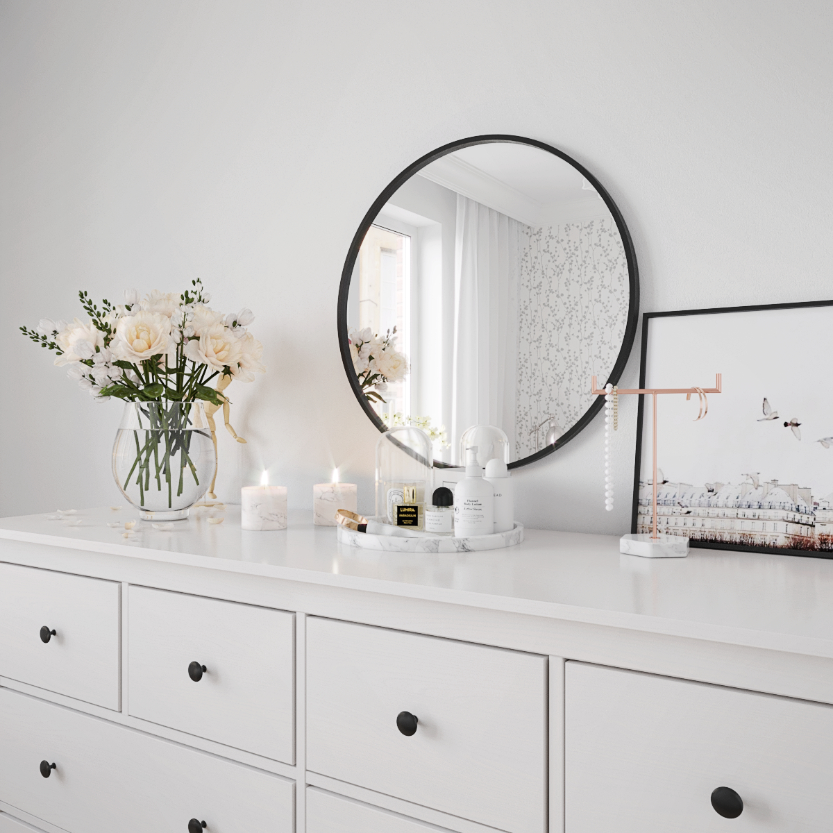 Scandinavian Bedroom Scandinavian Bedroom in 3d max corona render image