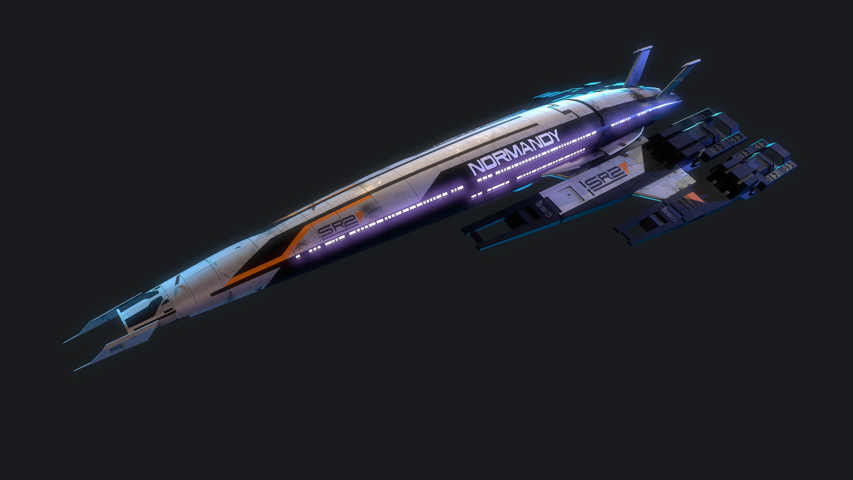 Normandy SR-2 Mass Effect in 3d max vray 5.0 image