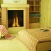 Suite with fireplace in 3d max vray image
