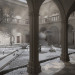 The Old Monastery... Seasons in Cinema 4d vray image