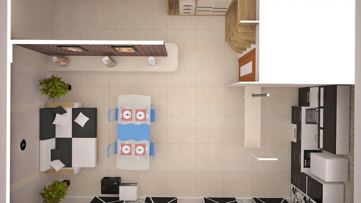 Cocina imagen de Cocina en 3d max vray 3.0