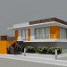 Children's Development Center (annexe in a 5 stores building) in 3d max vray image