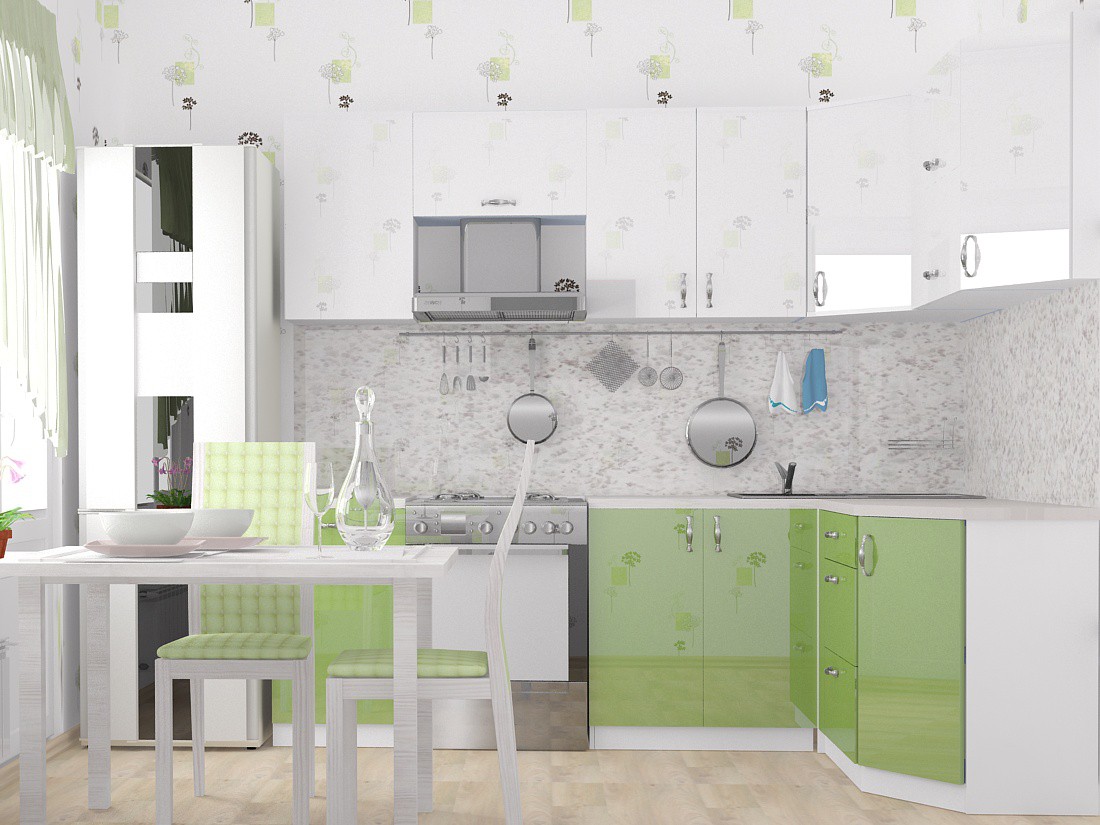 kitchen in 3d max vray image