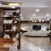 रहने वाले कमरे और रसोईघर 3d max corona render में प्रस्तुत छवि