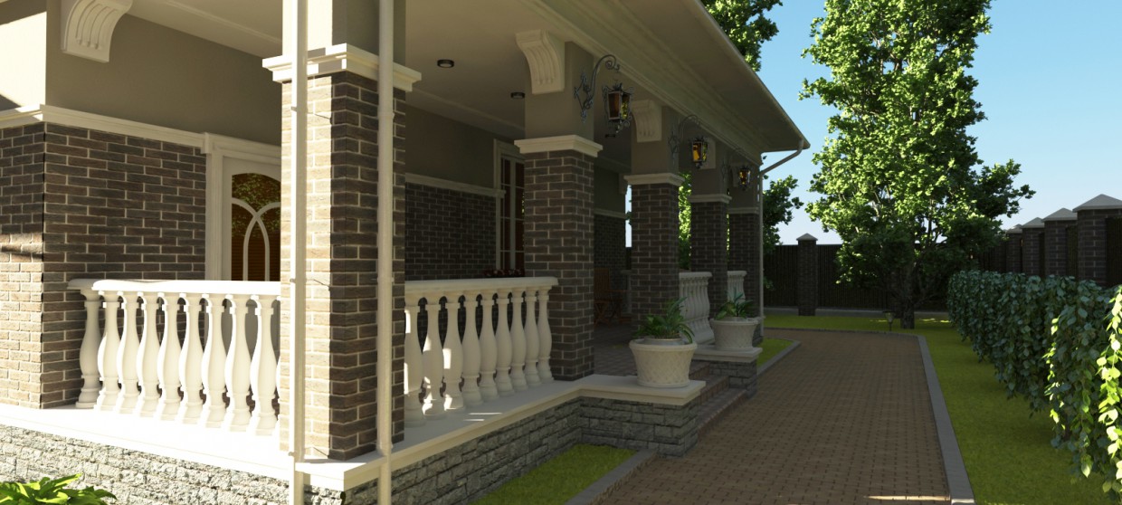 домік2 домік2 в 3d max vray зображення