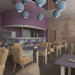 Cafe in 3d max vray image