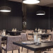 रेस्तरां 3d max corona render में प्रस्तुत छवि