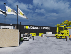 Project of 3D visualization of the modular complex