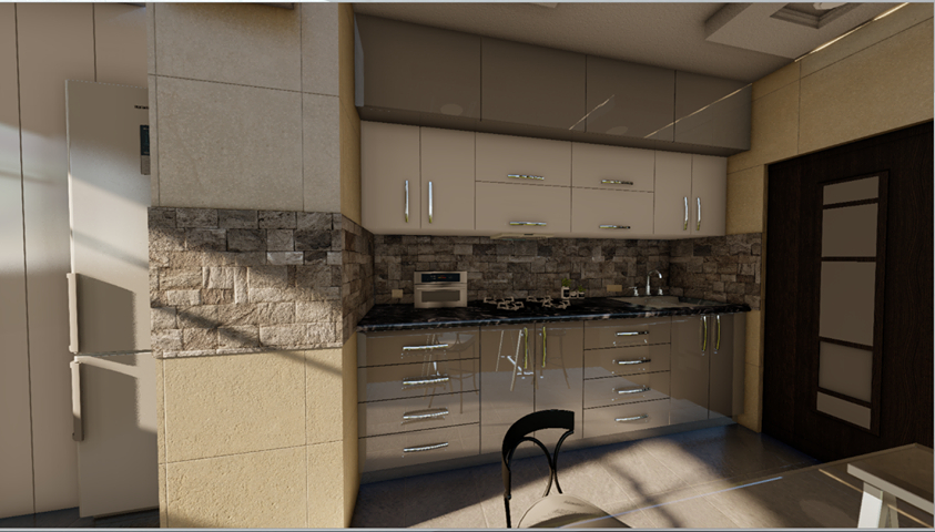 Kitchen realization in AutoCAD Other image