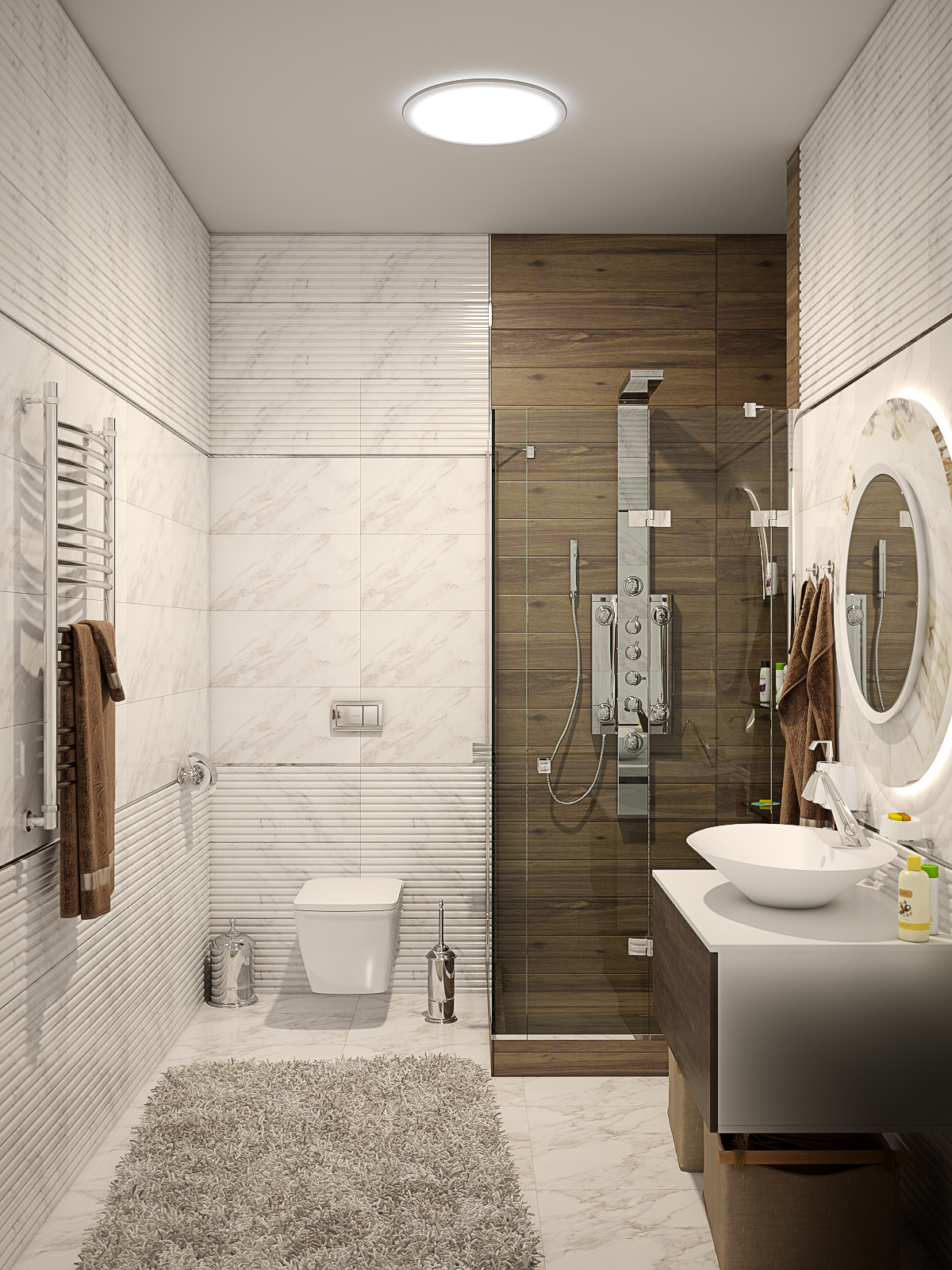 3d visualization Bathroom design - Bathroom Design 82092 Copy