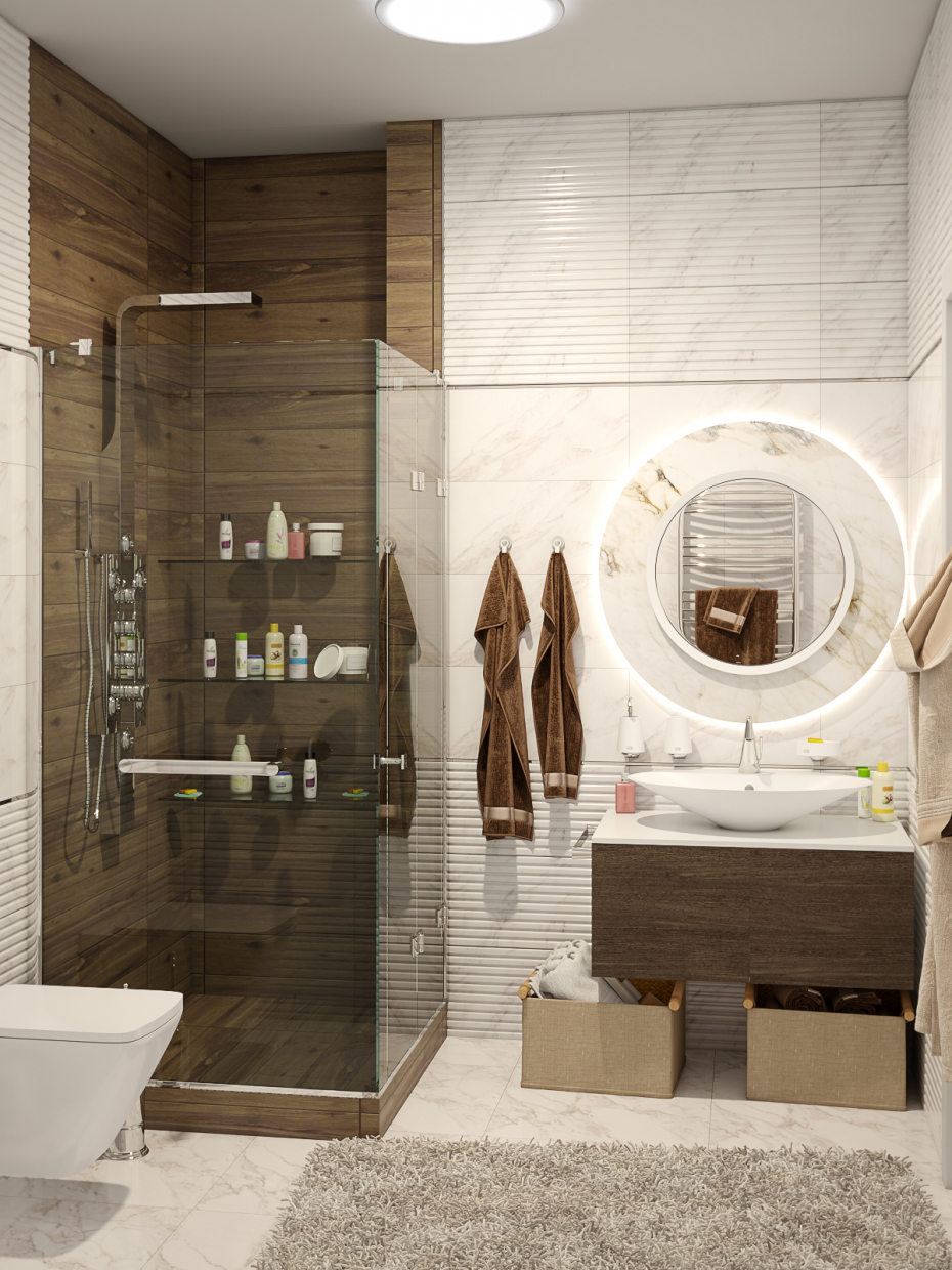 3d visualization Bathroom design | 3dlancer.net