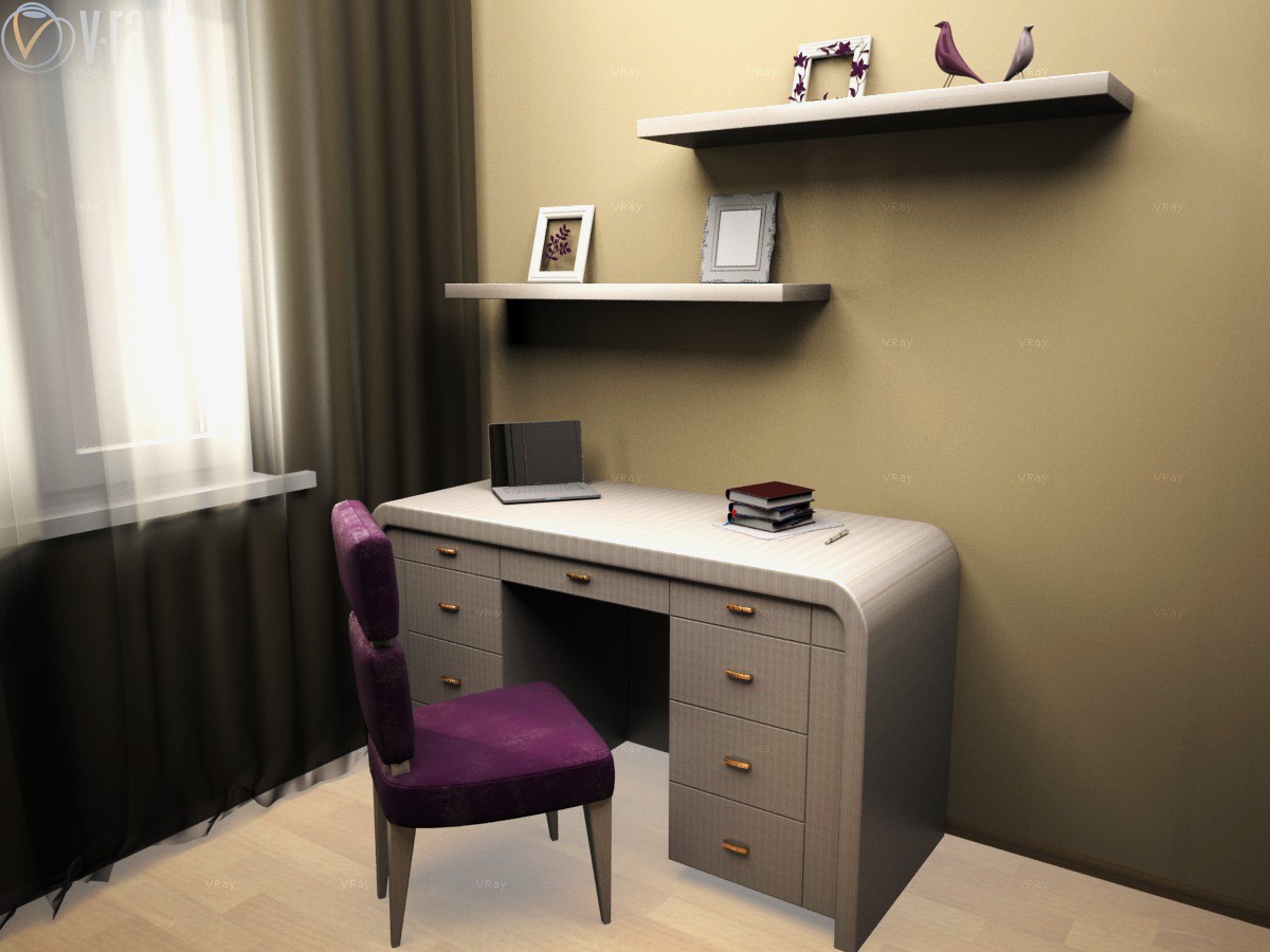 Room in 3d max vray image
